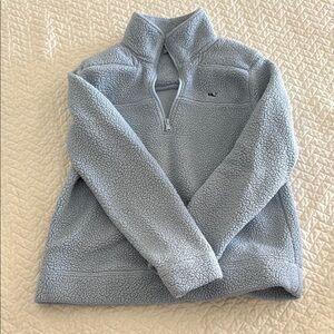 Vineyard Vines Light Blue Fleece Sweatshirt